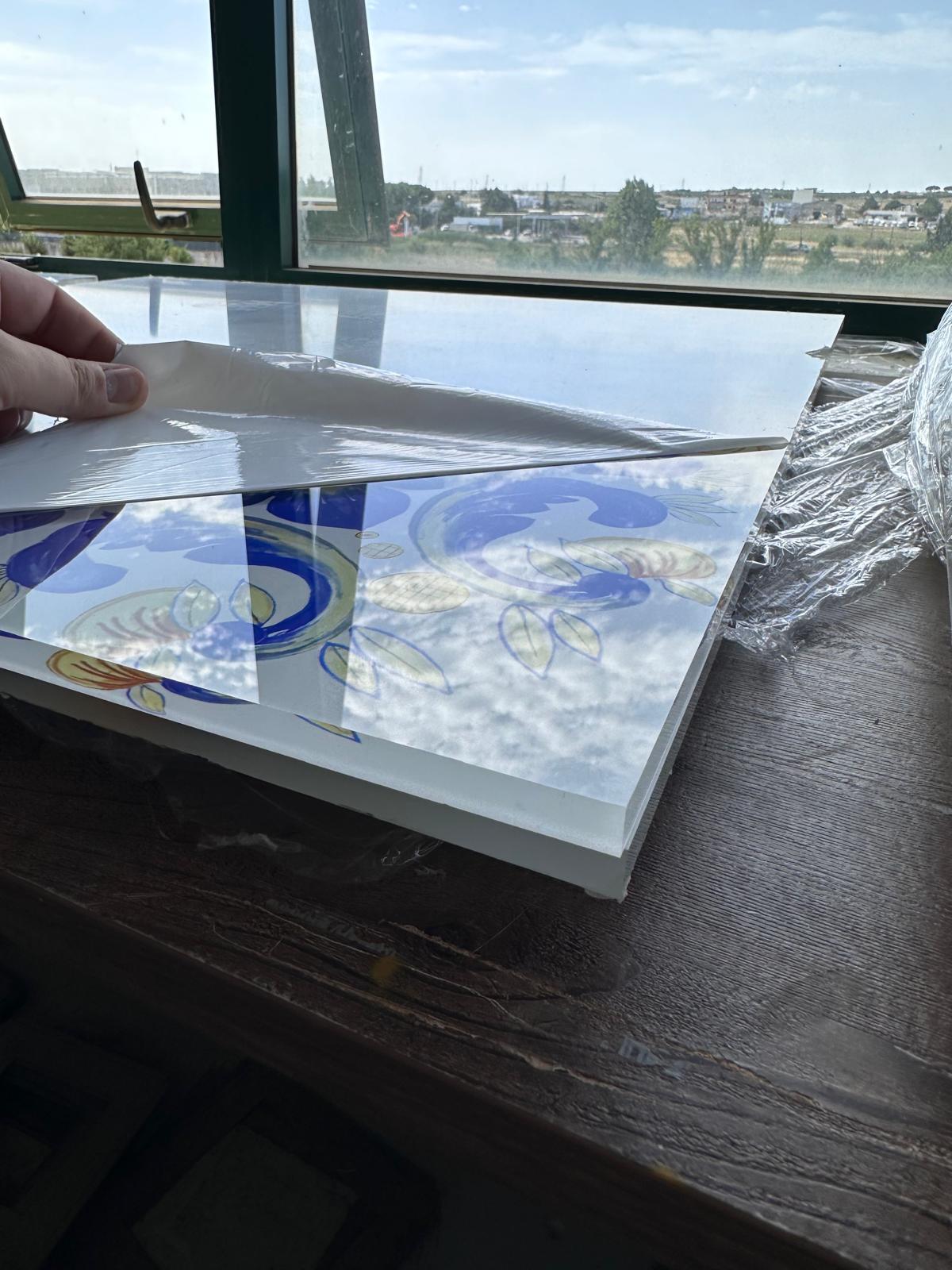 Plexiglass stampato vetrofania