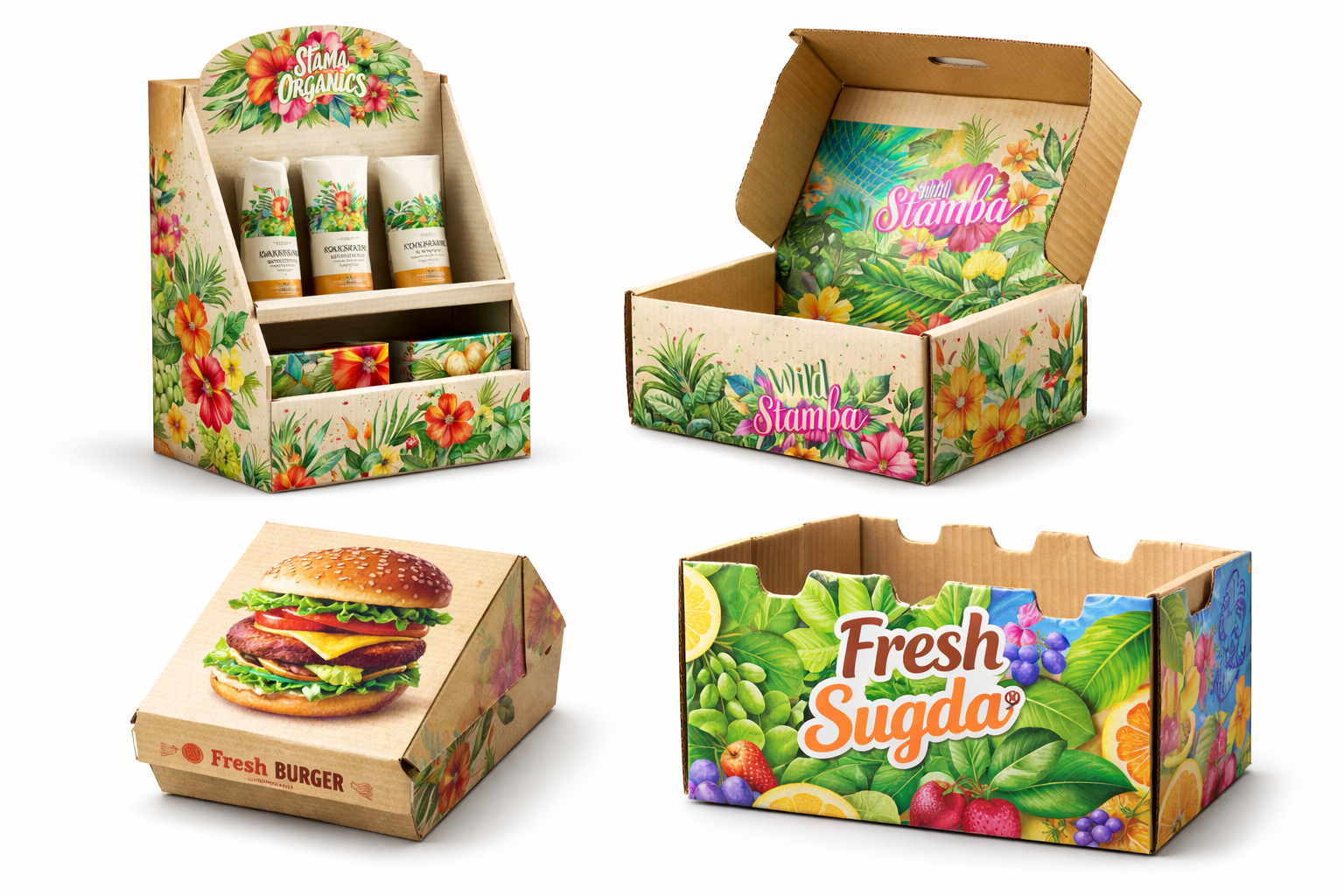 Stampa uv su cartone